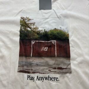 Brand New New Balance Men’s Size Small “Play Anywhere.” T shirt